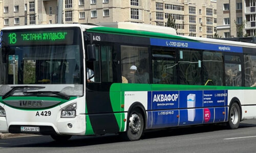 Наружная реклама на автобусах бренда Аквафор