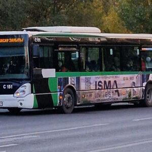 Isma Invest оклейка автобуса