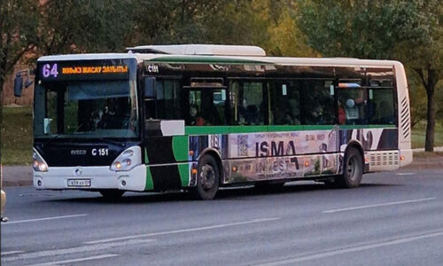 Isma Invest оклейка автобуса